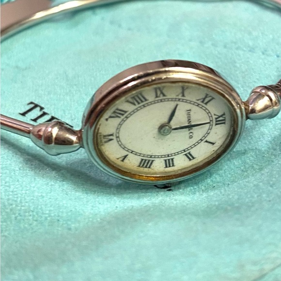 Antique Tiffany & Co. Sterling Silver Watch Bracelet - Picture 2 of 7